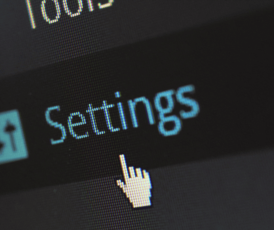 Screenshot of WordPress settings.